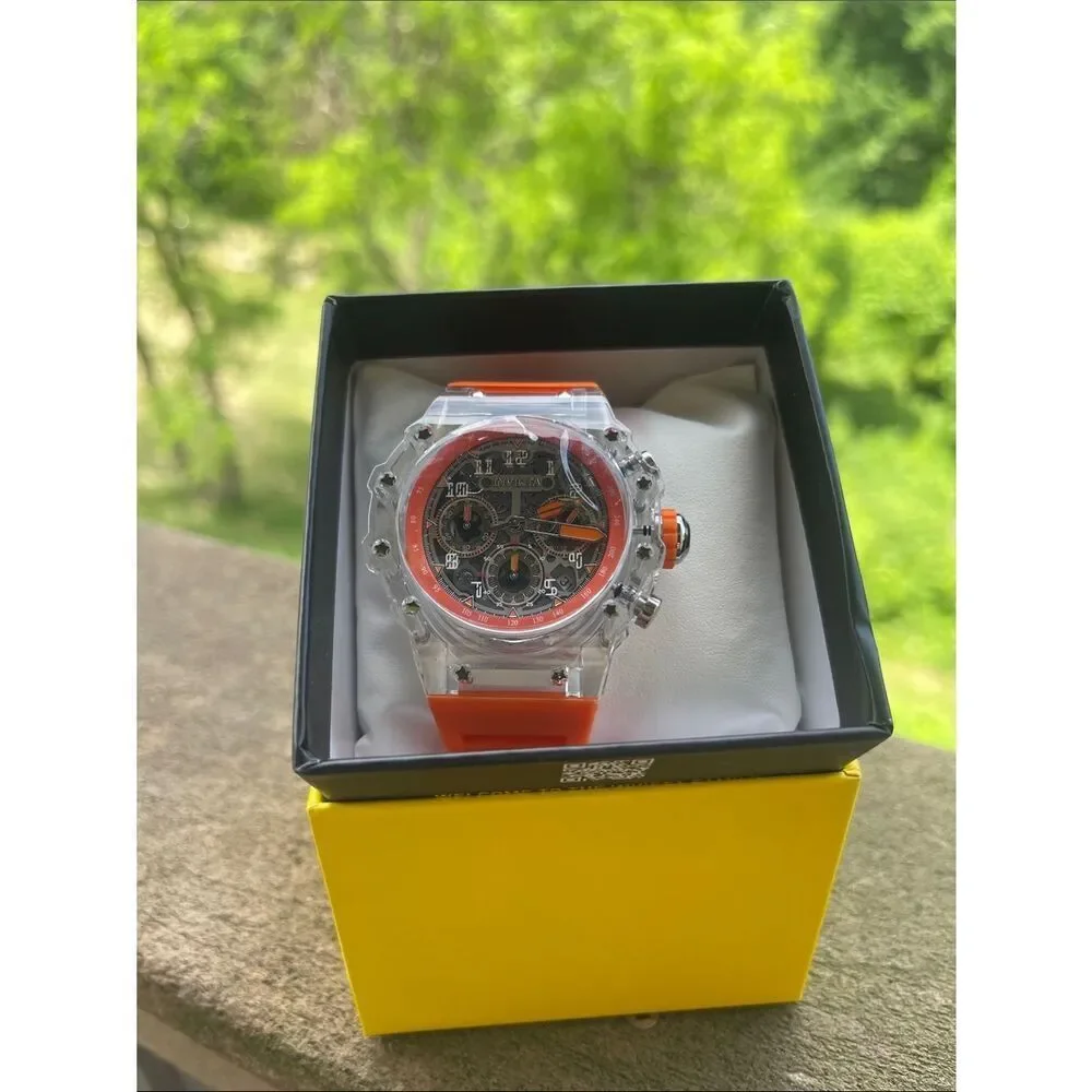 Invicta Racing Vaulthan Men's Watch - 44mm. Orange (69672)